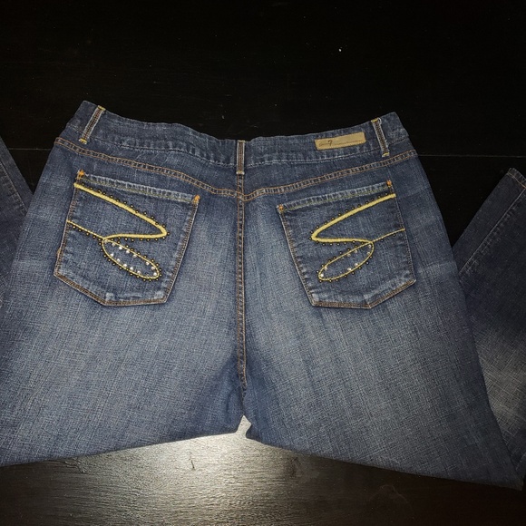 *seven7* Womens premium plus size 26 jeans - Picture 4 of 8